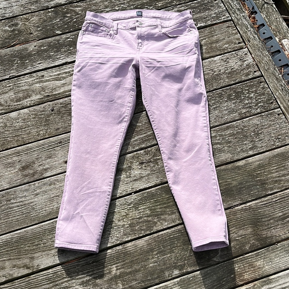 Gap 1969 True Skinny 32 R Lavender Jeans